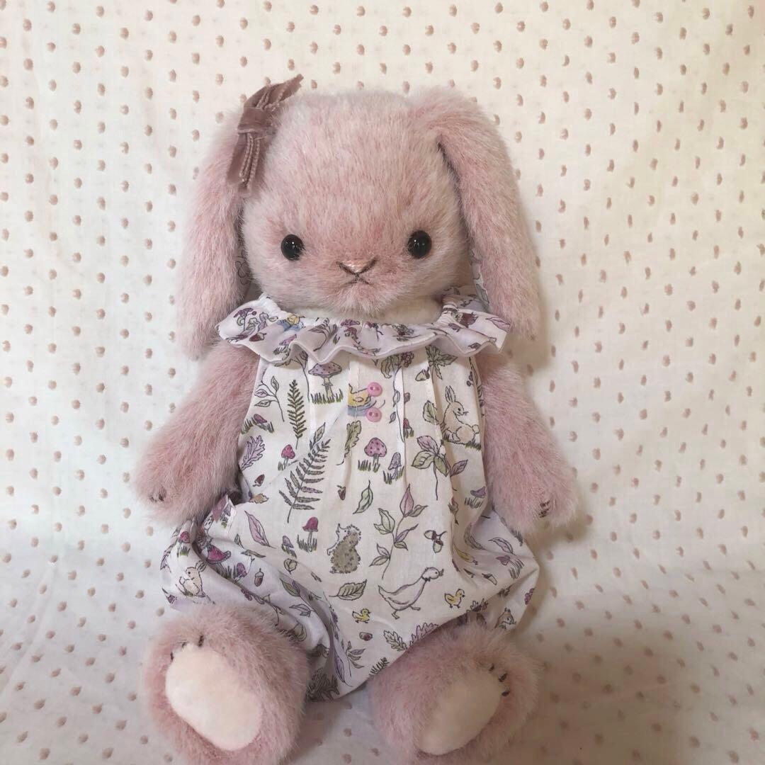 ハンドメイド　pink 花耳ライオンロップちゃんの夏休み