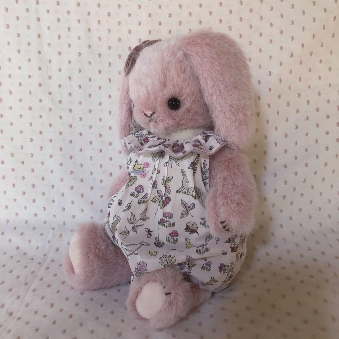ハンドメイド　pink 花耳ライオンロップちゃんの夏休み