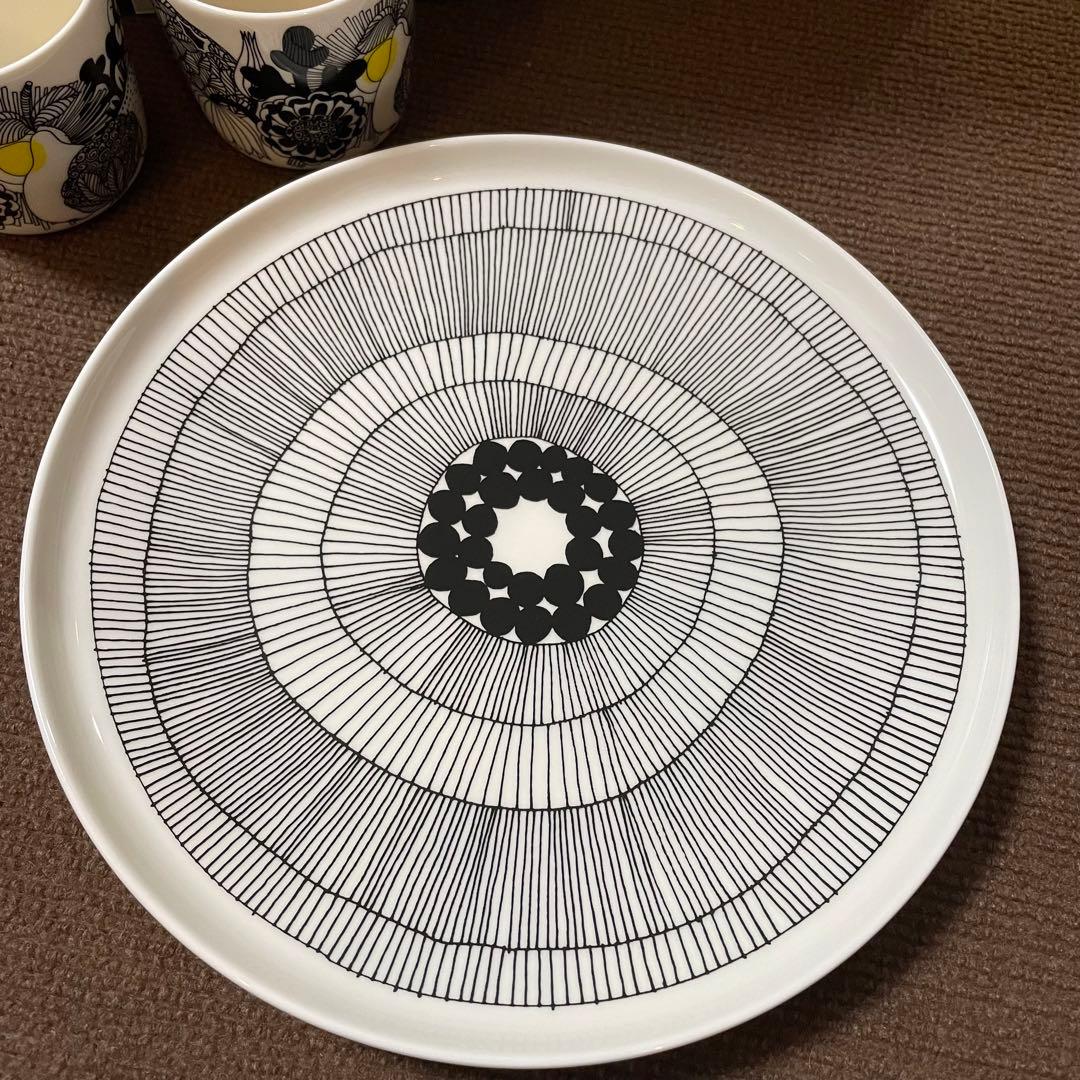 マリメッコ 丸皿 マグカップ ラテカップ お皿 陶器