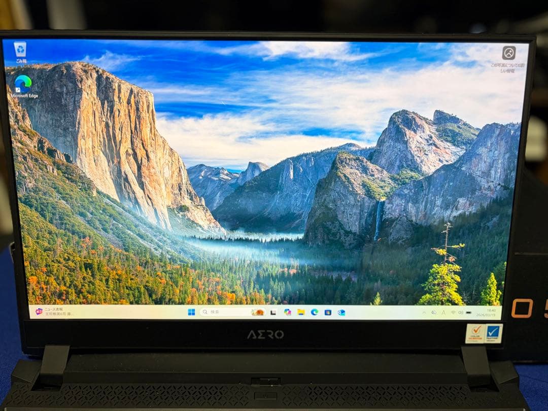 【メモリ64GB/4K有機EL】GIGABYTE AERO 5 クリエイターPC