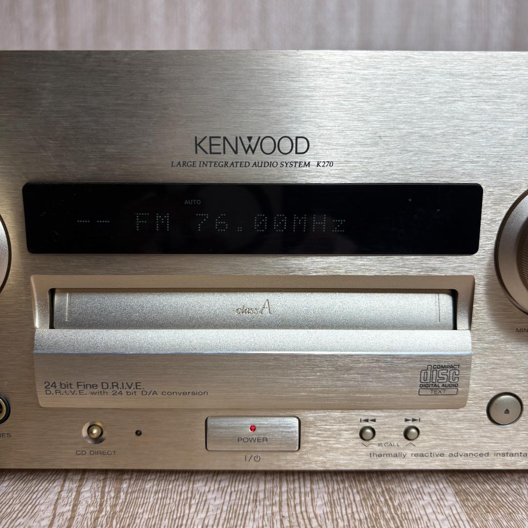 KENWOOD ケンウッド K270 CDレシーバーアンプ K’s オーディオ