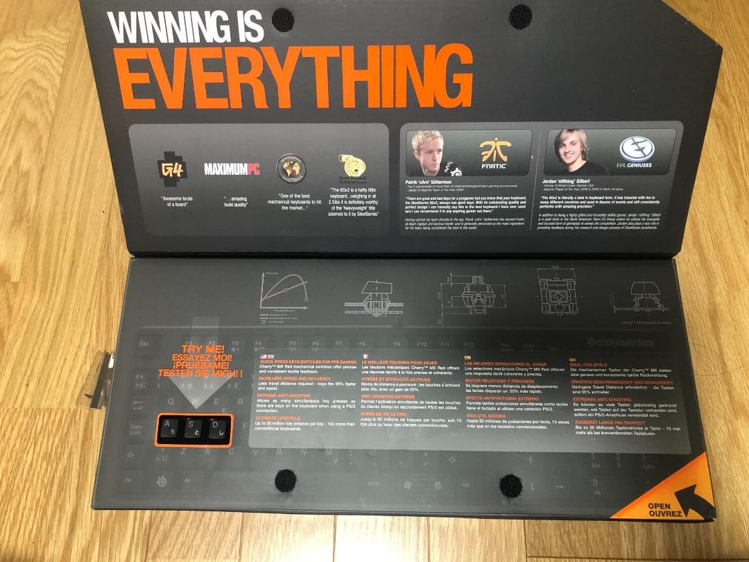 SteelSeries ゲーミングキーボード　6gv2