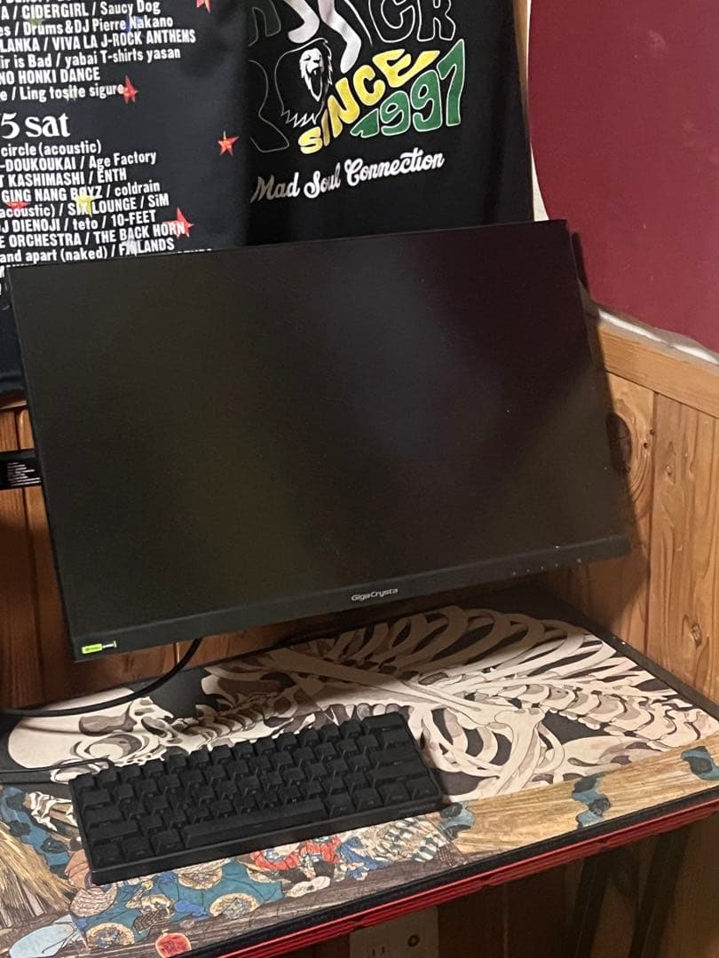 IODATAゲーミングモニター23.8インチ GigaCrysta 180Hz