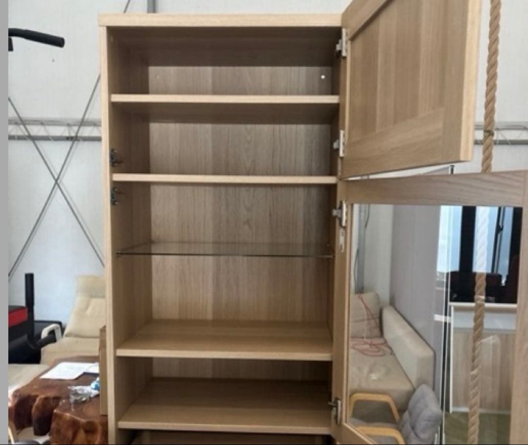 食器棚　飾り棚　多用途60×200×42