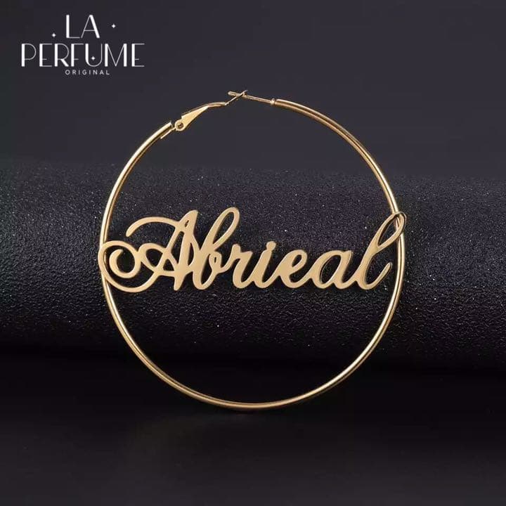 名入れ✨シンプルフープピアス イニシャル✨カスタムピアス かわいい ハンドメイド