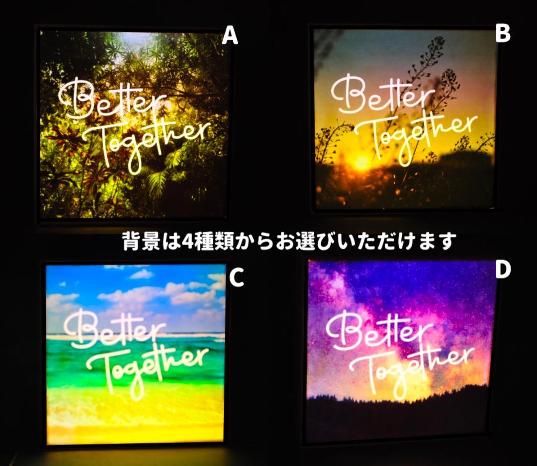 LEDライトボックス★ 光る おしゃれな ミニ看板 /ジャングル