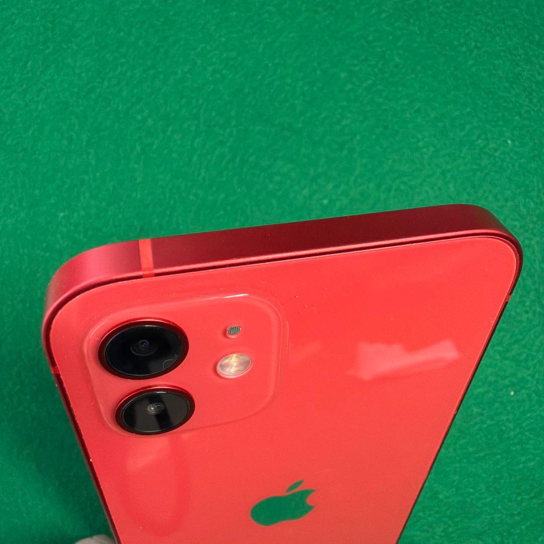 【訳あり】Apple iPhone 12 本体レッドSIMフリー 付属品付き