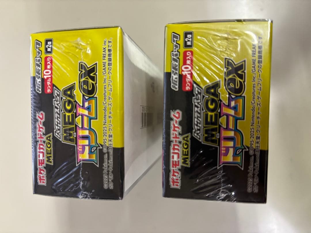 ポケモンカードbox MEGAドリームex 計2箱 シュリンク有　①
