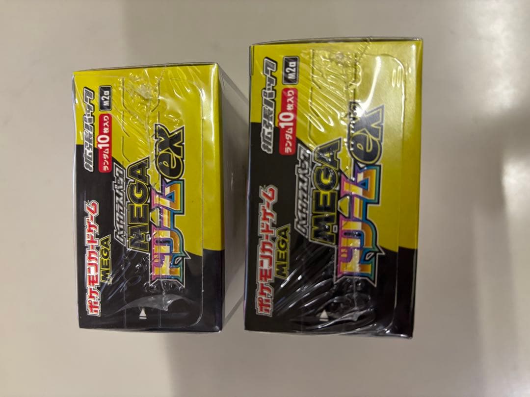 ポケモンカードbox MEGAドリームex 計2箱 シュリンク有　①