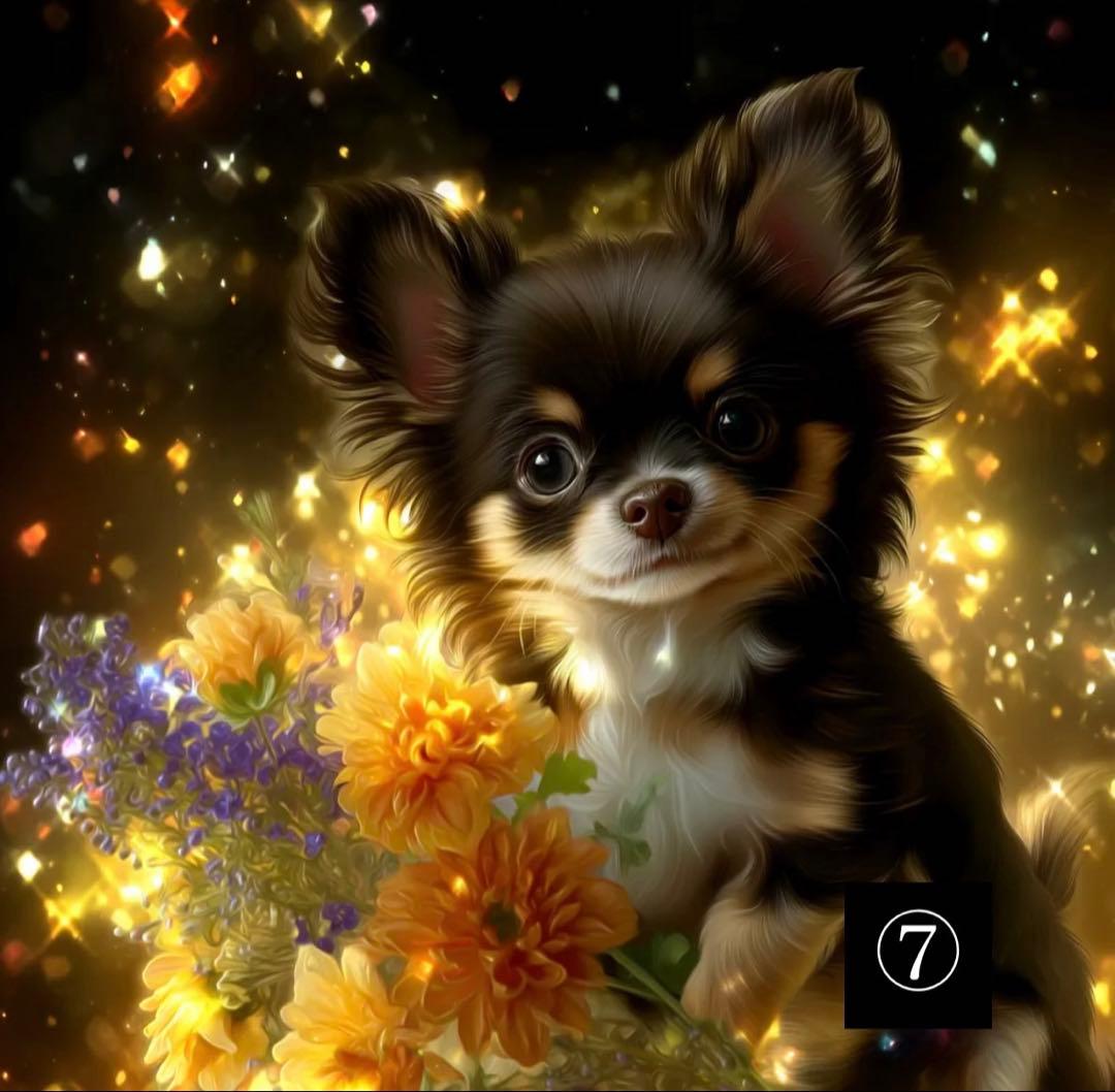 ハンドメイド　パネル　オーダーページ　チワワ　トートバッグ　ポーチ