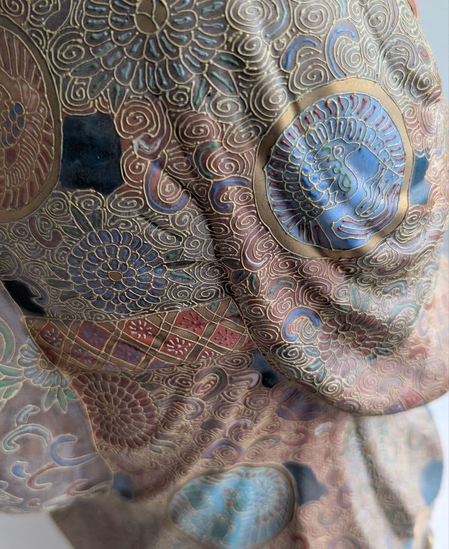 大黒天 置物 約38cm 大型 陶器 縁起物 商売繁盛 七福神