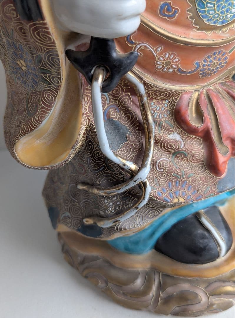 大黒天 置物 約38cm 大型 陶器 縁起物 商売繁盛 七福神