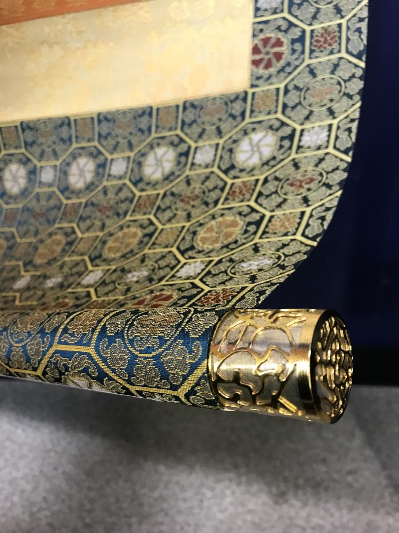 真作/西国三十三ヶ所/観音霊場/桐共箱付/西国/布袋屋掛軸HB-136