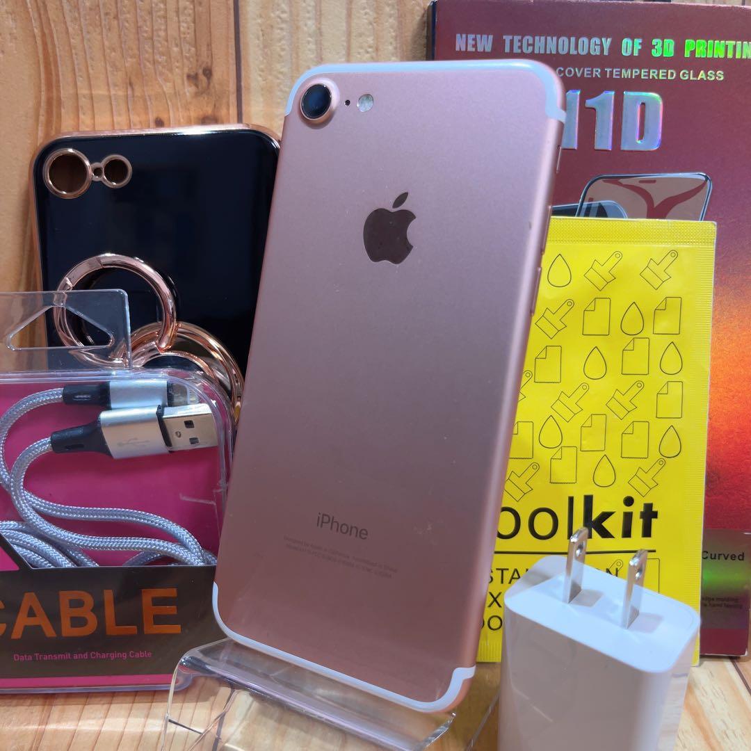 SIMフリー 本体 iPhone 7 128 GB ローズピンク 076K