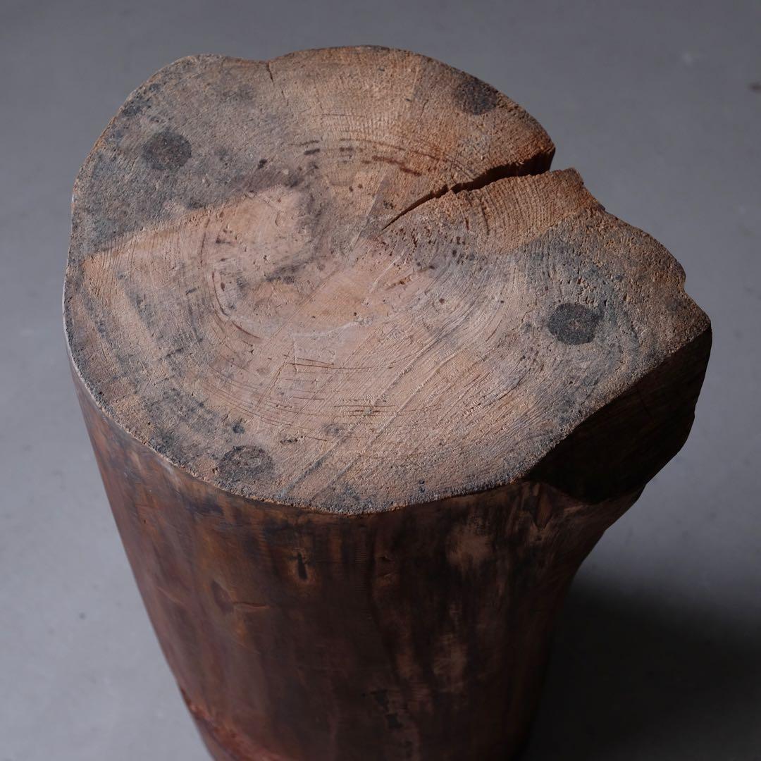 丸太スツール　丸椅子 チェア 古家具 古道具 古民具 骨董 民藝 民芸 レトロ