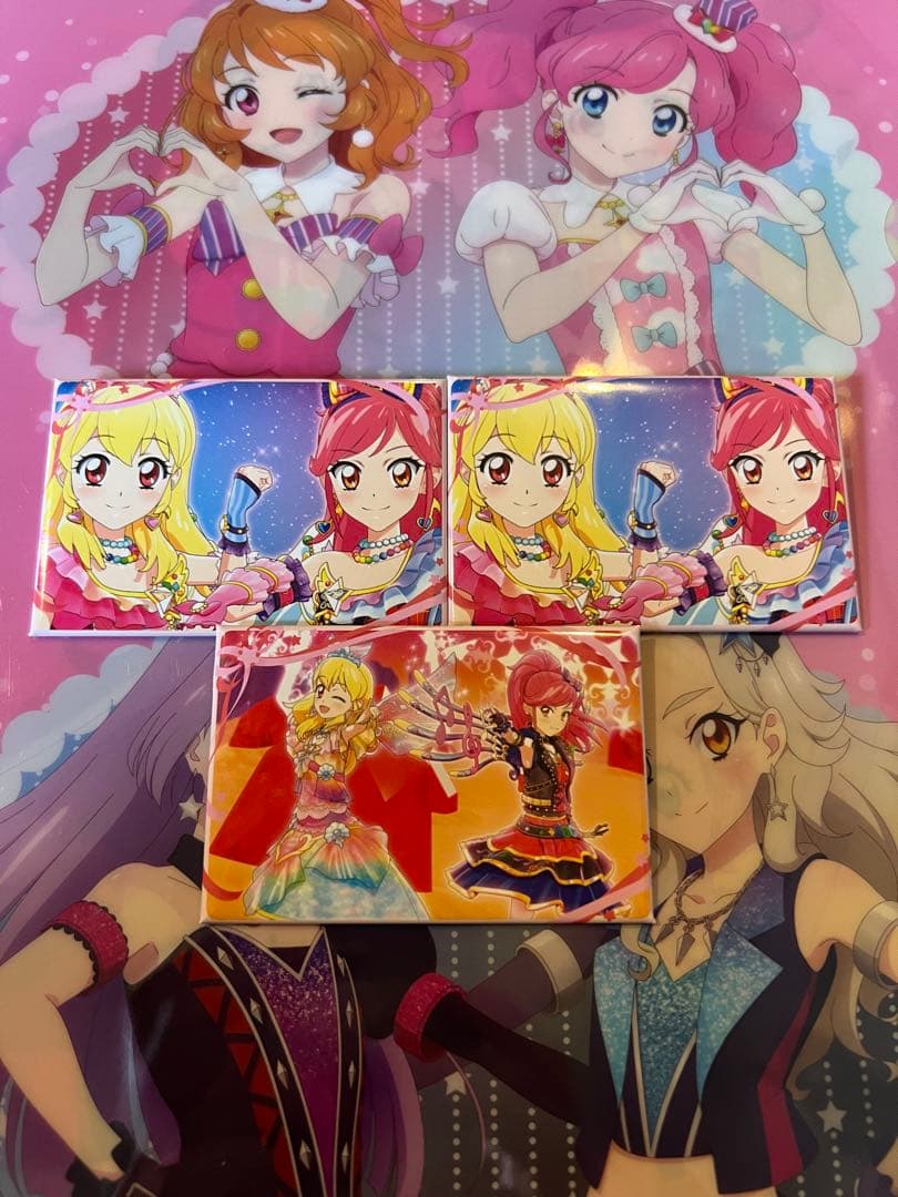 アイカツ 映画 缶バッチ ユニットカップ 星宮いちご 音城せいら 2wingS