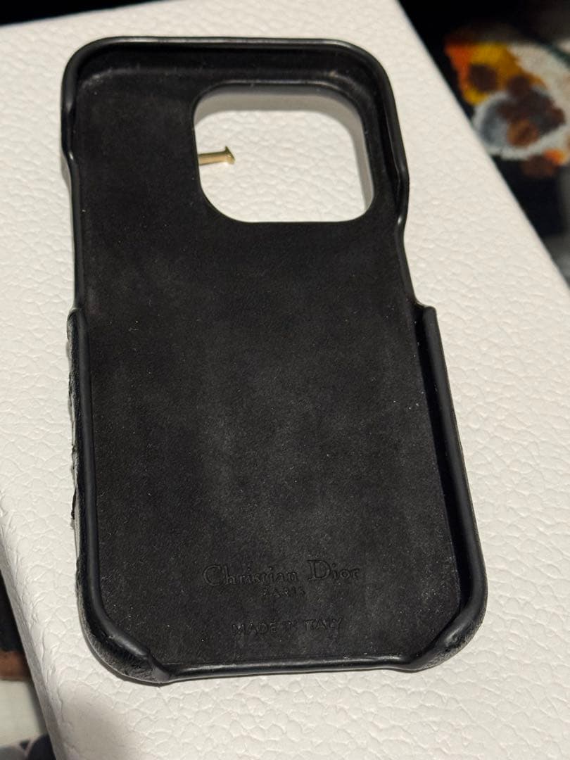 Dior iPhone15pro ケース ブラック