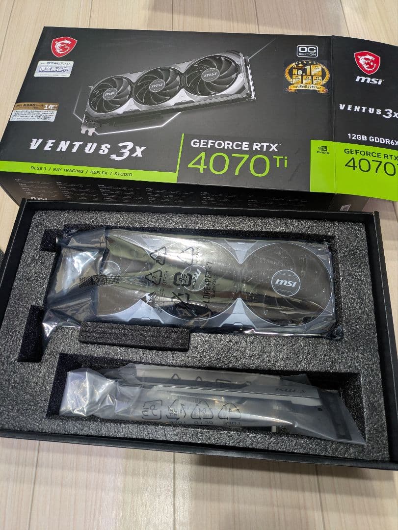 RTX 4070Ti MSI VENTUS GeForce グラフィックボード