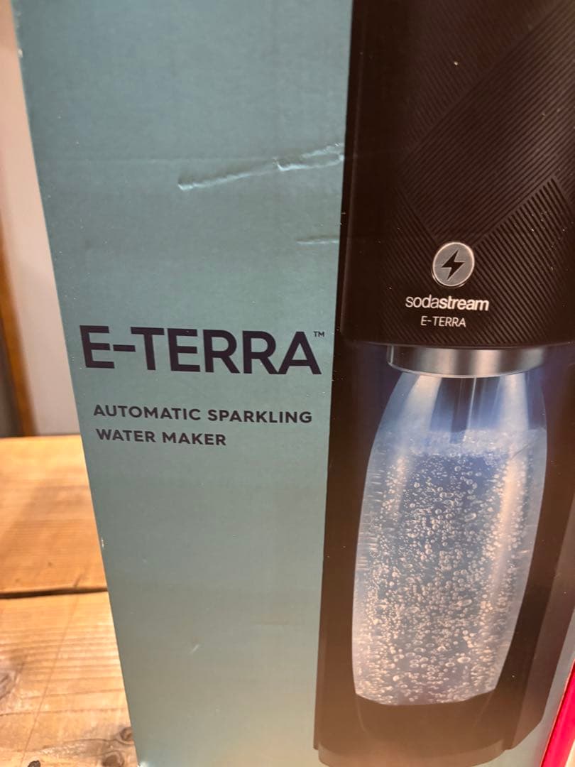 sodastream E-TERRA 炭酸ガス一本付き