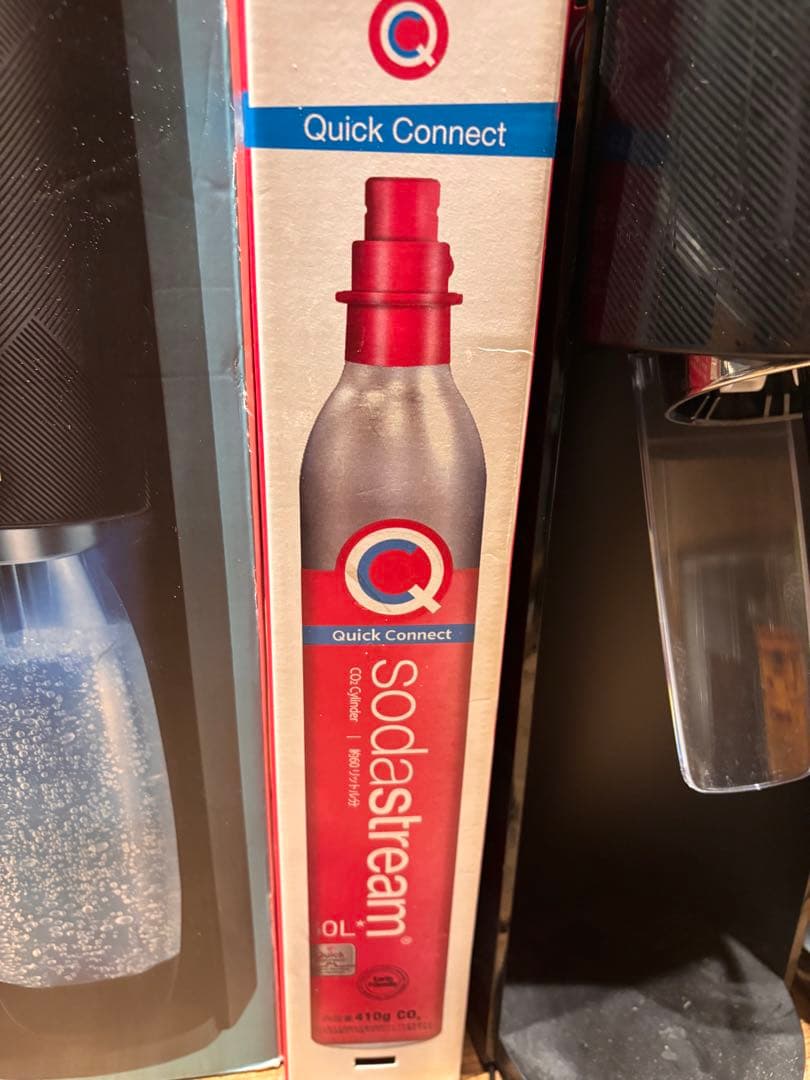 sodastream E-TERRA 炭酸ガス一本付き