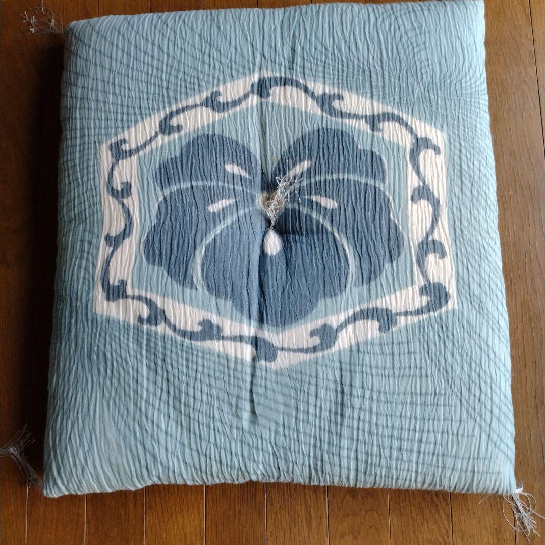 婚礼用　大判　高級夏座布団　しじら織　5枚