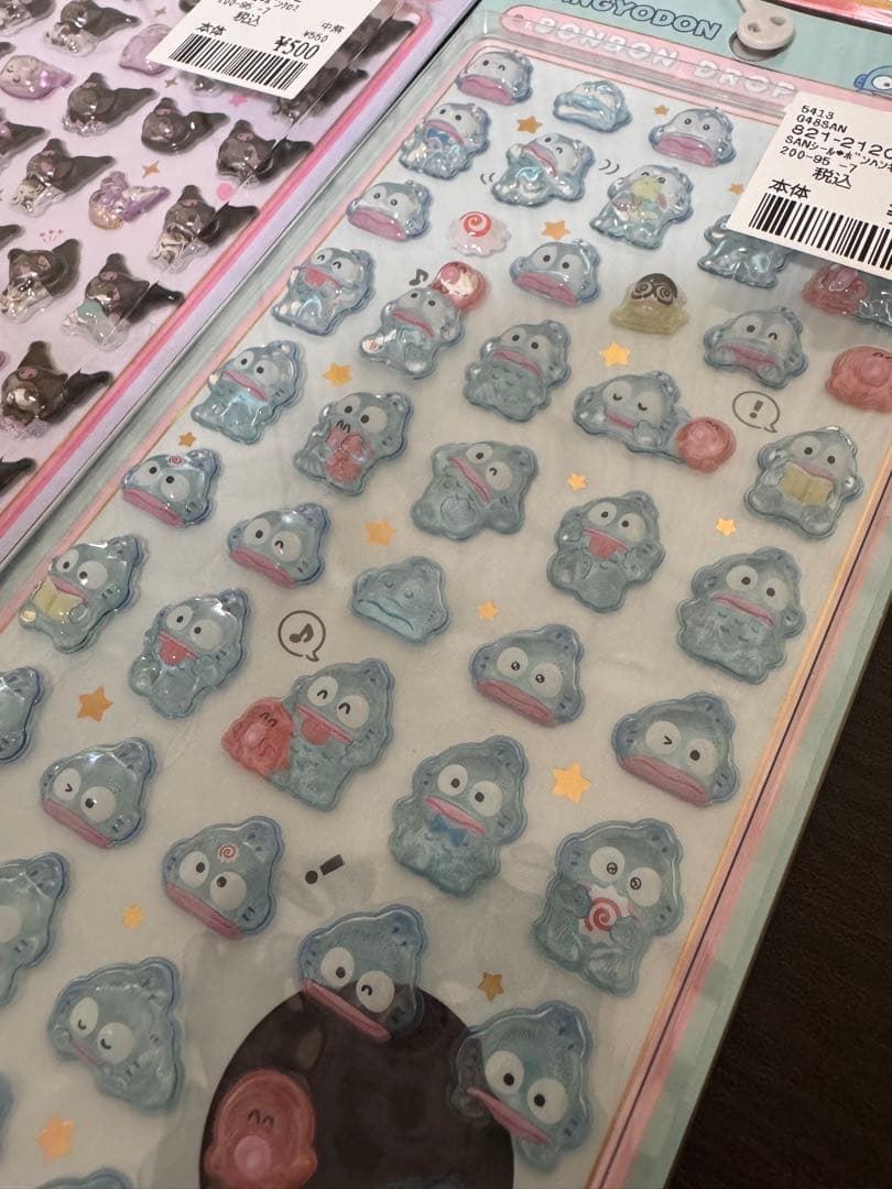 ボンボンドロップシール サンリオ ミニ 6枚セット はぴだんぶい キティ