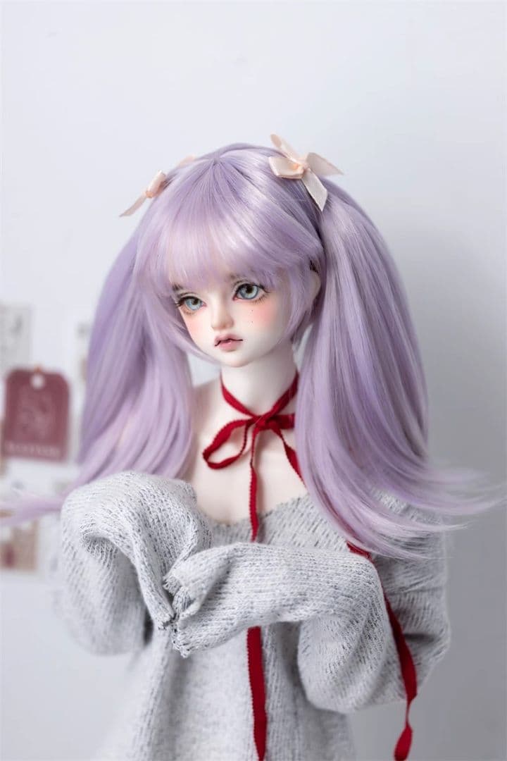 WX91 BJD 1/3 人形 ドール　用ウィッグ カツラ 耐熱 ハンドメイド