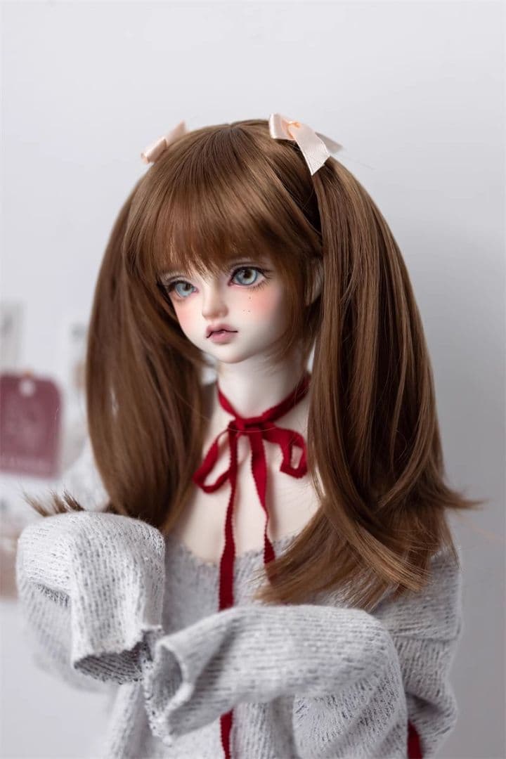WX91 BJD 1/3 人形 ドール　用ウィッグ カツラ 耐熱 ハンドメイド