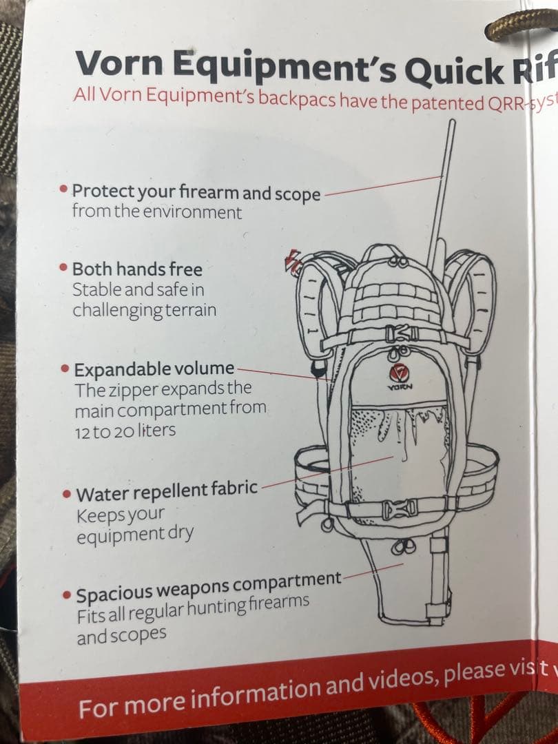 VORN ハンティング用 バックパック