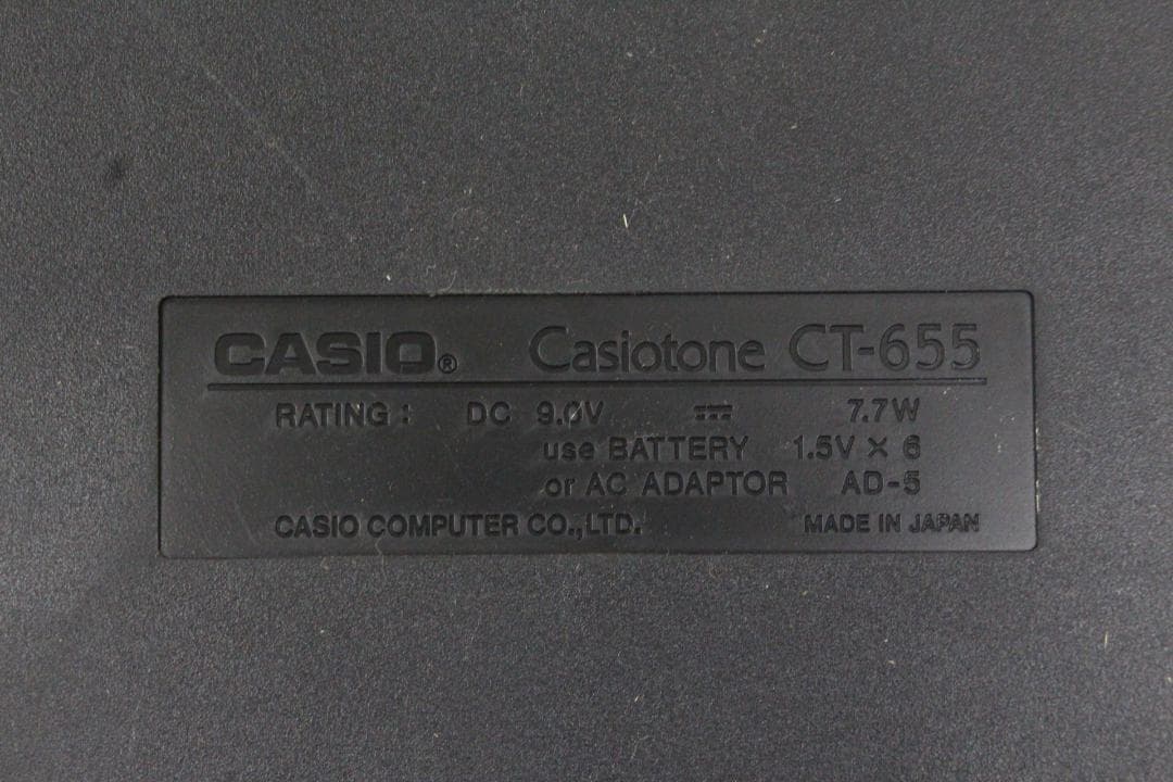 ▲良品 カシオ/CASIO　電子ピアノ キーボード CT-655