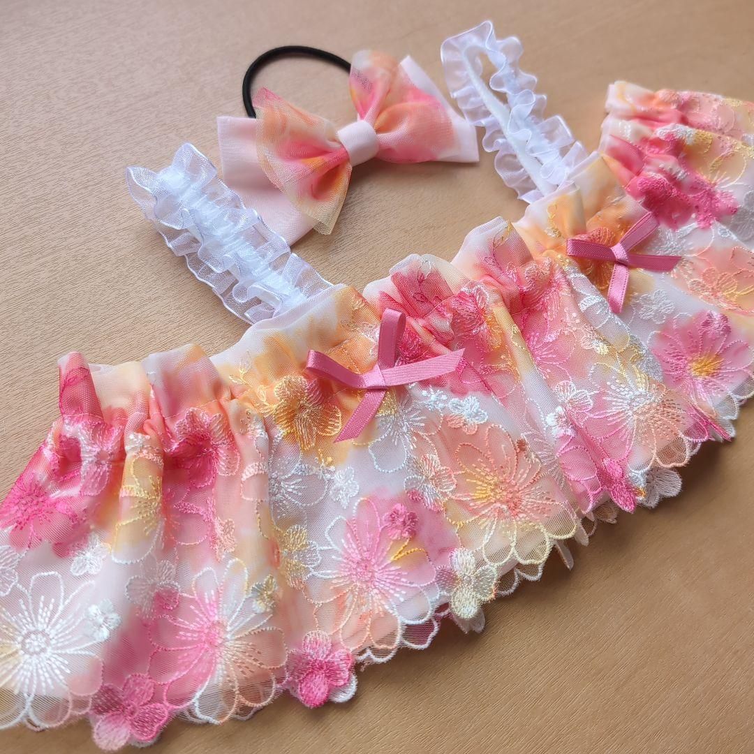 ラボット服　LOVOT　ハンドメイド　キャミワンピースレース39A2