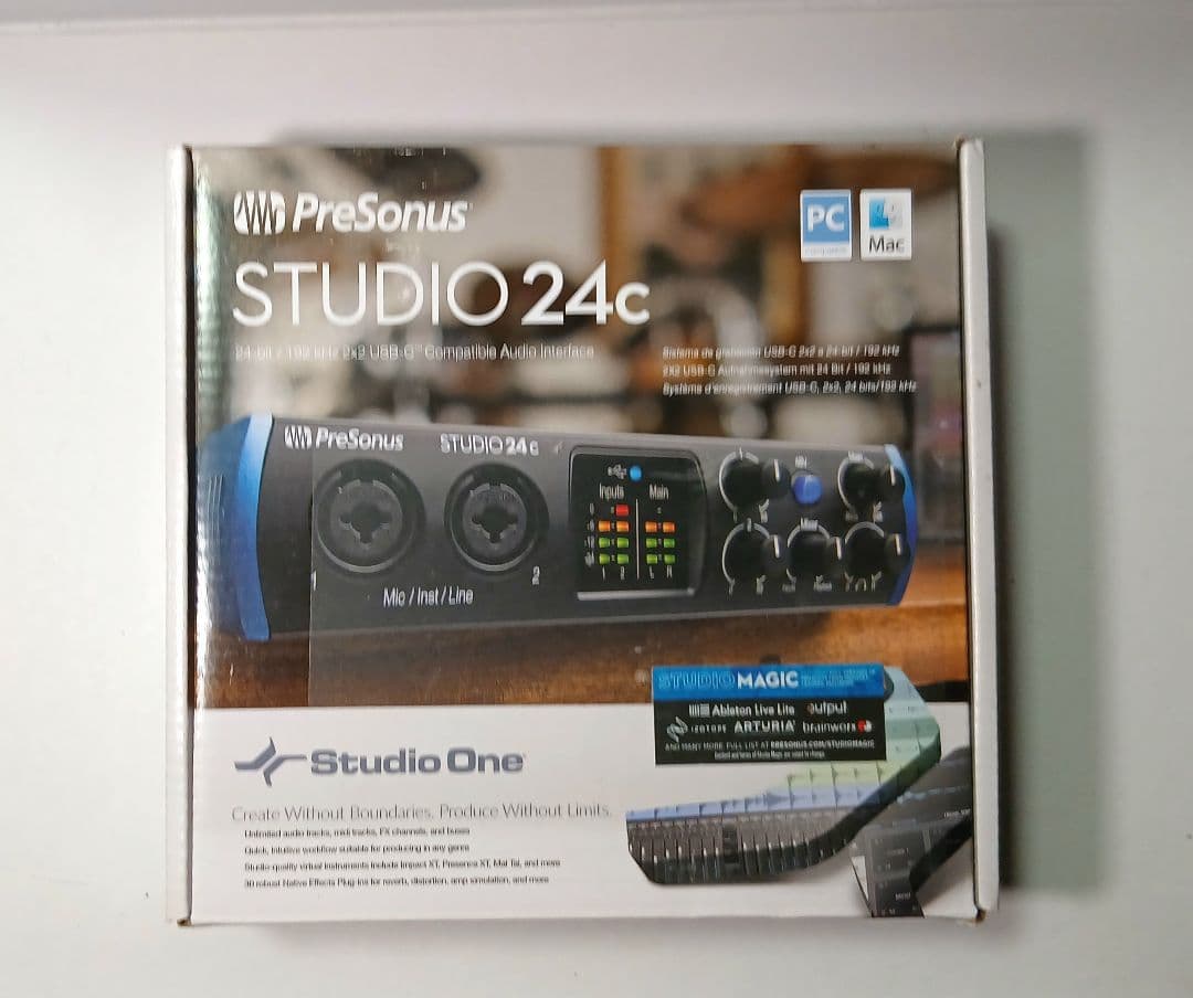 PreSonus Studio 24c オーディオ/MIDIインターフェース