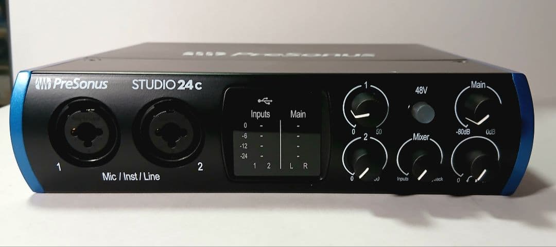 PreSonus Studio 24c オーディオ/MIDIインターフェース