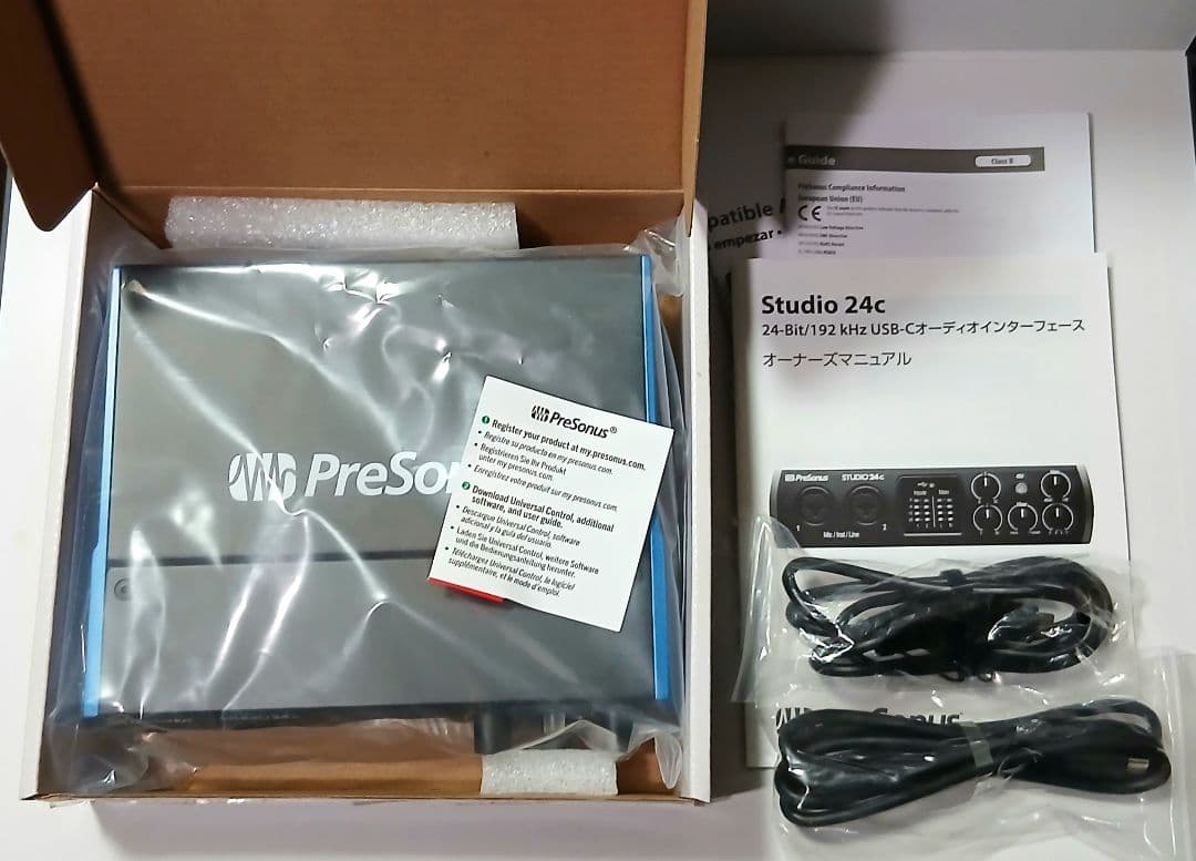 PreSonus Studio 24c オーディオ/MIDIインターフェース