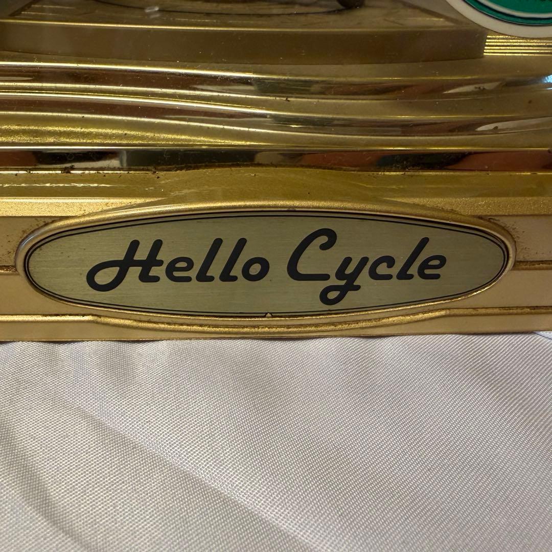 セイコー　からくり時計　Hello Cycle ゴールド 置時計　SEIKO