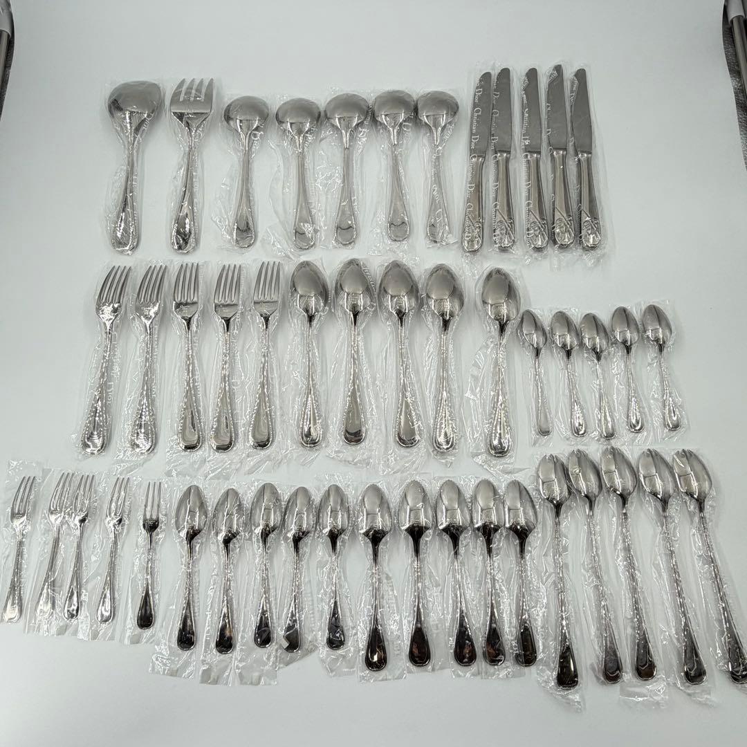 Christian Dior カトラリー 18-18 47本 未使用