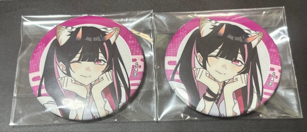 超かぐや姫！ 渋谷TSUTAYA トレーディング缶バッジ 駒沢乃依 2点セット