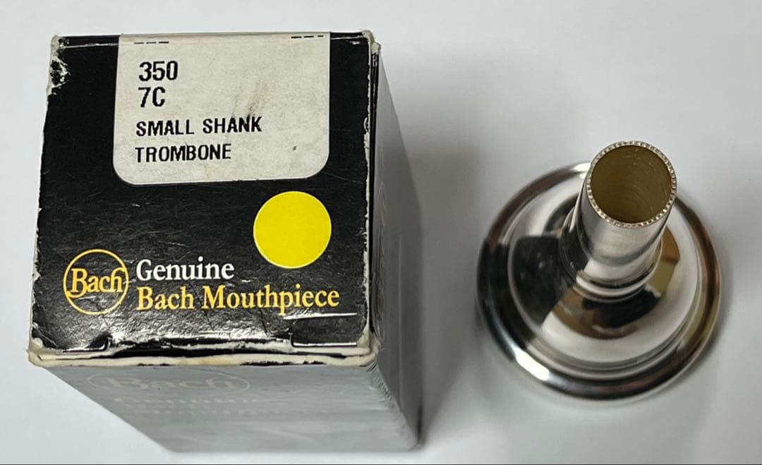 Bach バック　トロンボーン用マウスピース　細管 350 7C