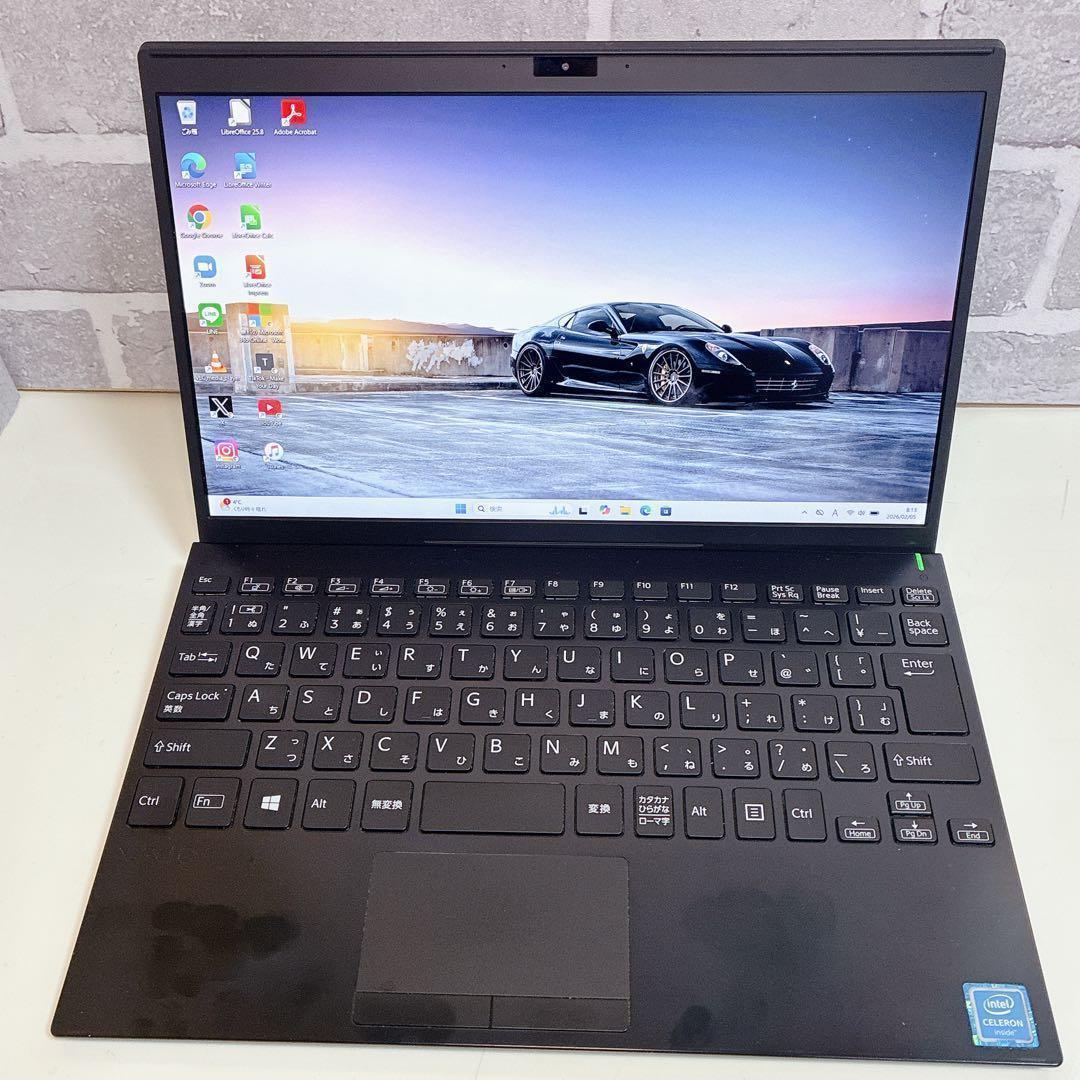 VAIO 軽量 薄型 SSD 初期設定済 Windows11 ノートパソコン