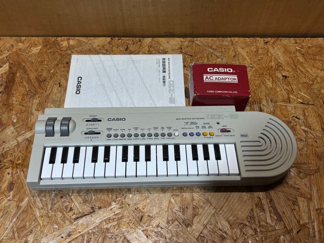 電子キーボード GZ-5 Casio アダプター 説明書 付き