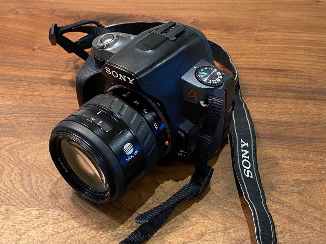 SONY α 330 デジタル一眼レフ ミノルタ　35-105 レンズ付　動作品