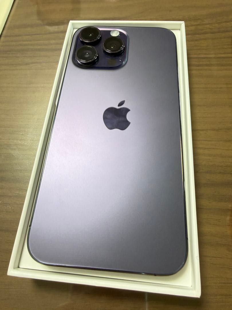 Apple iPhone 14 Promax 256Gパープル 本体