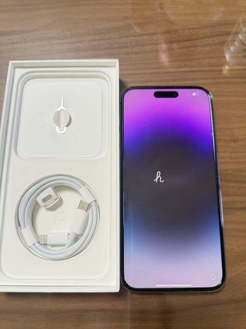 Apple iPhone 14 Promax 256Gパープル 本体