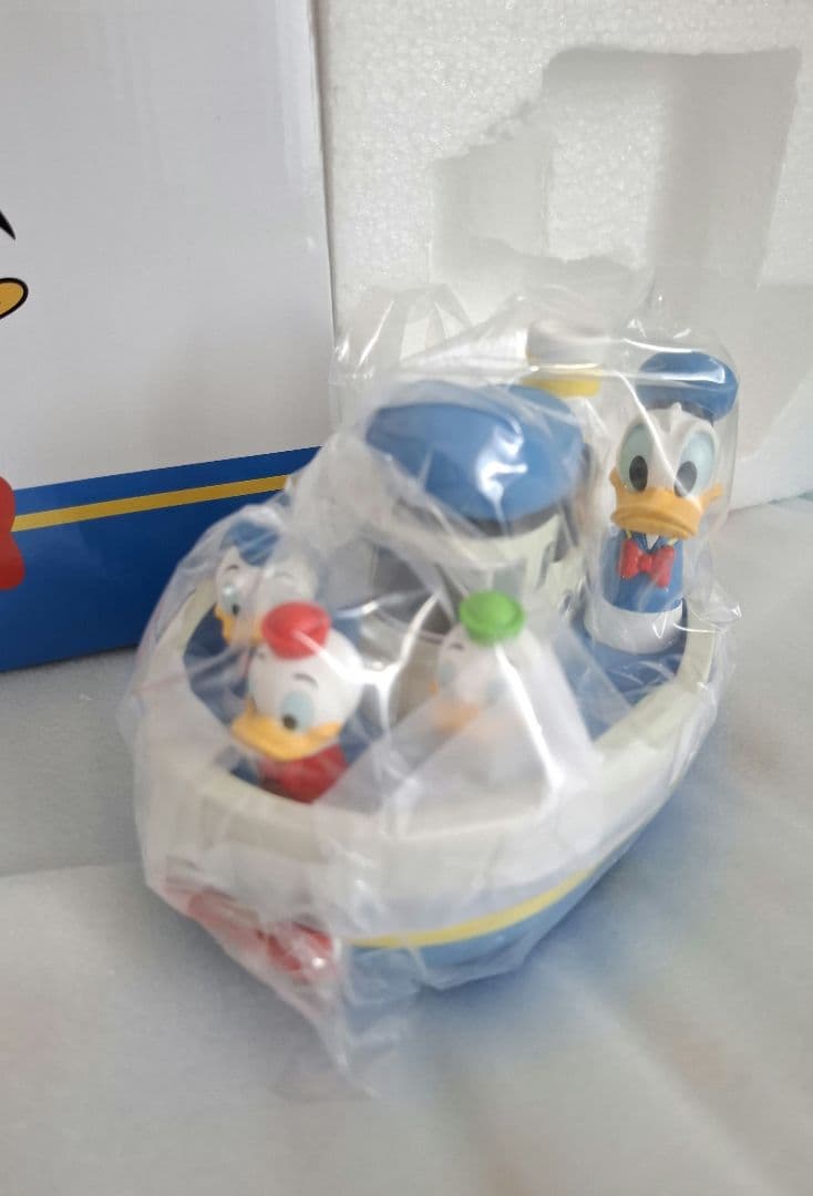 ドナルドダック ボート型小物入れ　コットンボックス