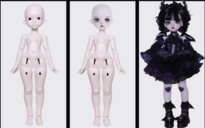 AX526 BJD 1/6 ドール本体 Edith 球体関節人形 ハンドメイド