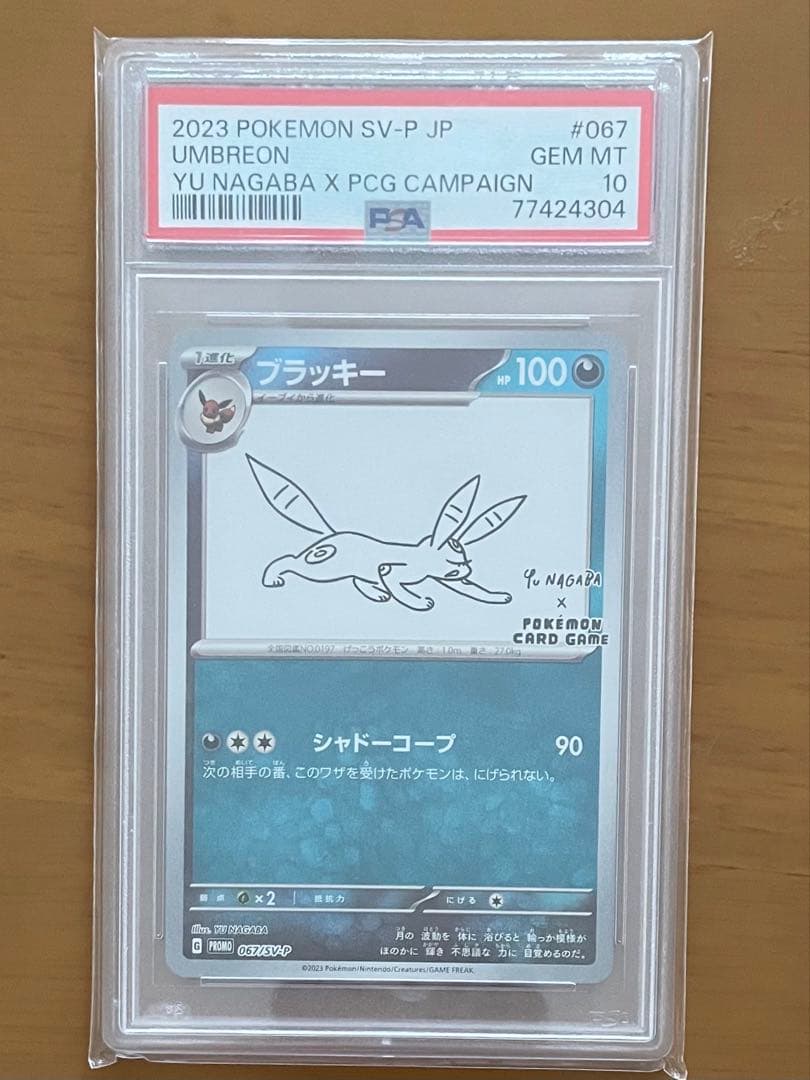 PSA10鑑定　ブラッキー　yunagaba