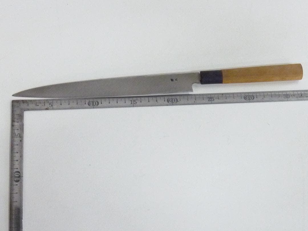 Mac 　銀三　刺身包丁　中古品　柳刃包丁 木製ハンドル