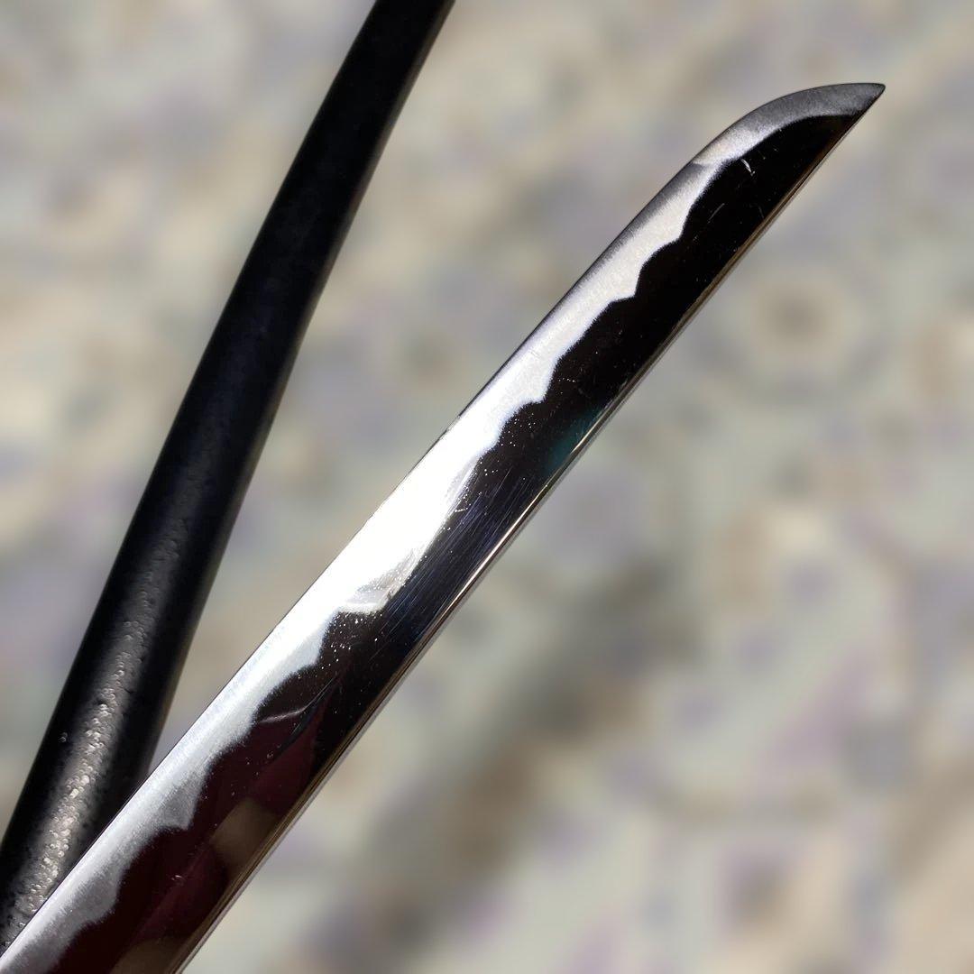 割安模造大刀 黒柄 雲龍黒楕円鍔 黒梨地鞘