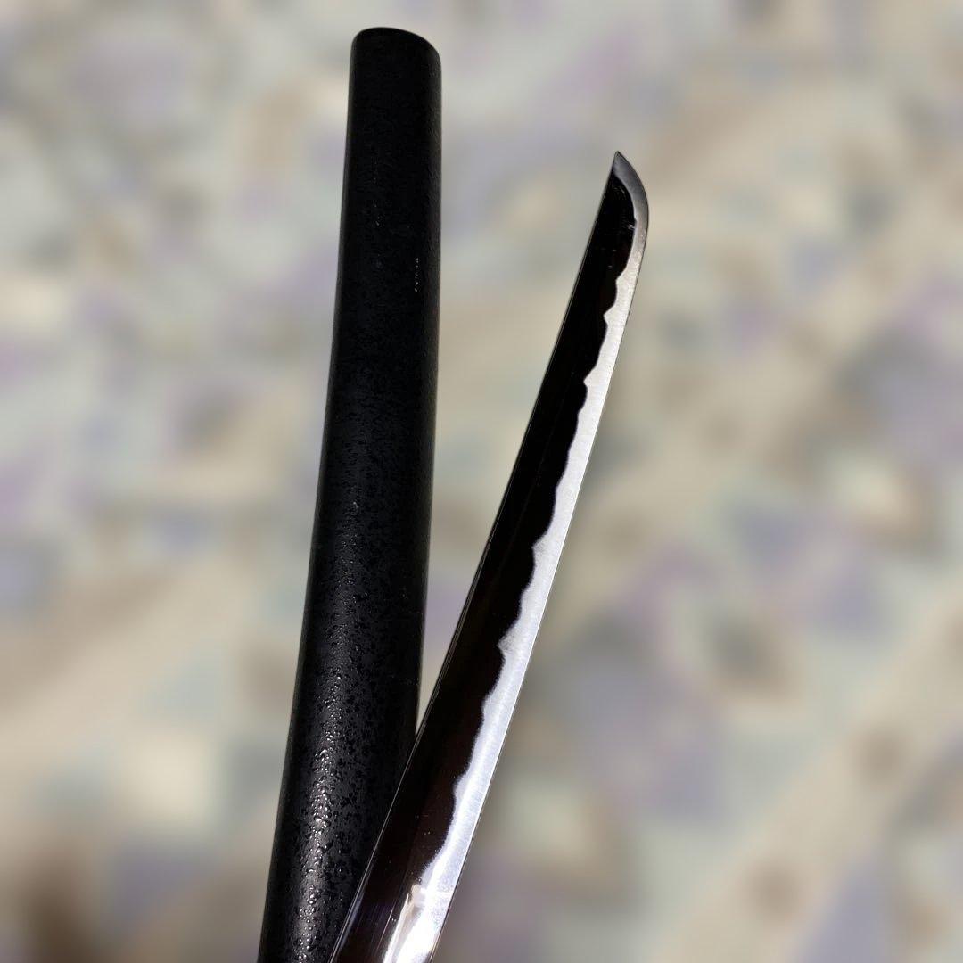 割安模造大刀 黒柄 雲龍黒楕円鍔 黒梨地鞘