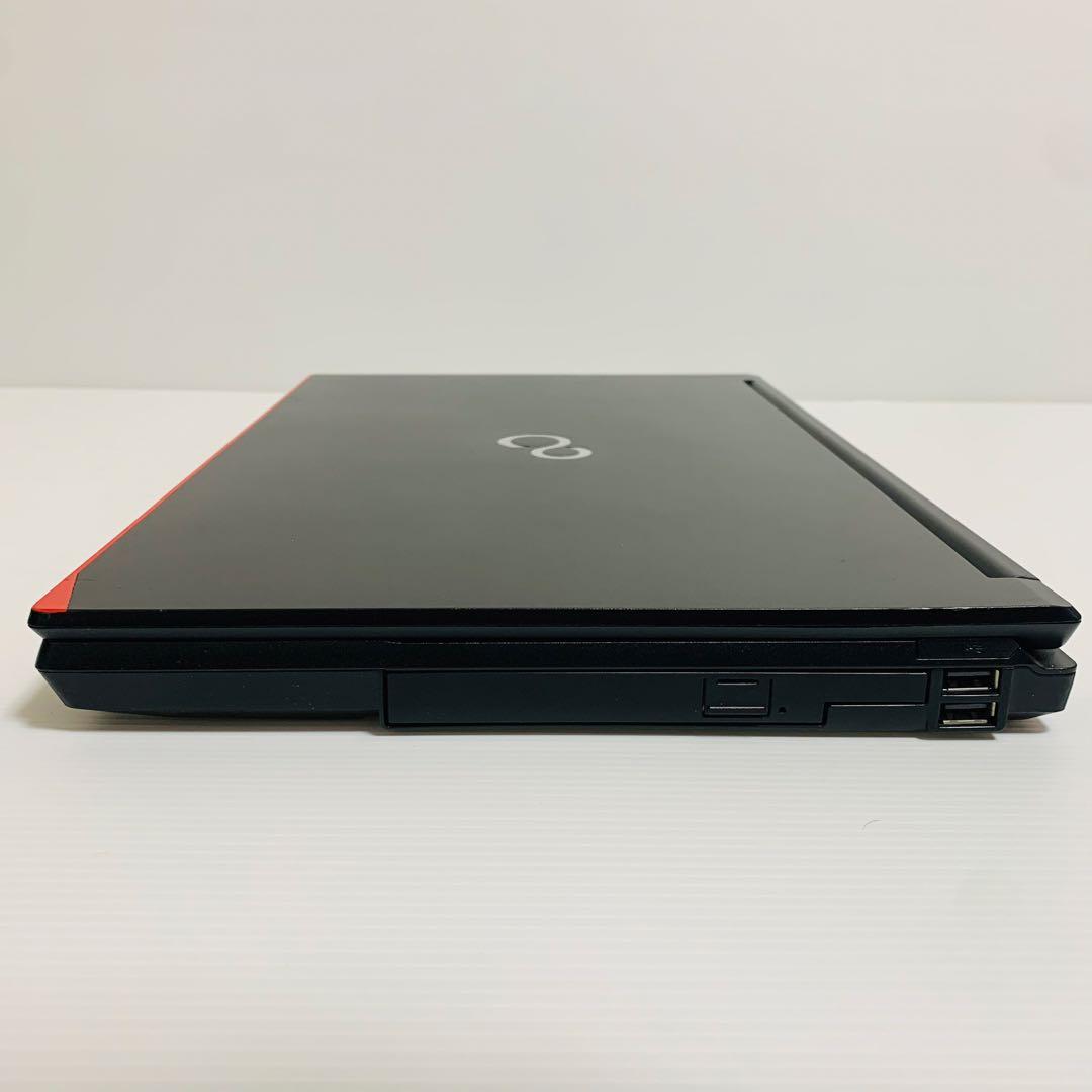 【Office付】初心者向け　富士通ノートパソコン　Win11/高速SSD